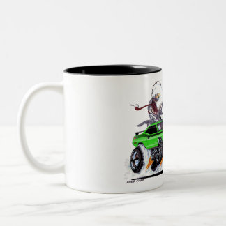 Vince Crains High Octane Art, 1970 AAR 'cuda Zweifarbige Tasse