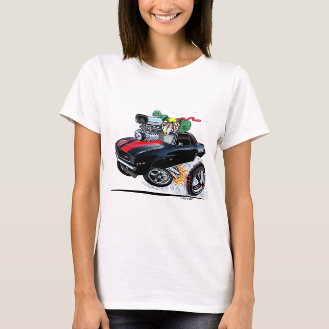 Vince Crains High Octane Art, Black 1969 Camaro T-Shirt (Vorderseite)