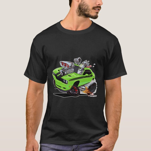 Vince Crains High Octane Art, Sublime grün T-Shirt (Vorderseite)