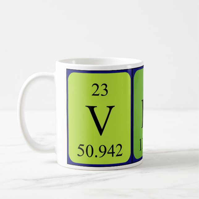 Vince Periodenname Tasse (Links)