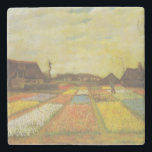 Vincennt Van Gogh Tulip Fields Steinuntersetzer<br><div class="desc">Vincennt Van Gogh Tulip Fields Stone Untersetzer Tulip Fields, auch bekannt als Blume Beds in Holland, ist ein Ölgemälde von Vincent van Gogh Anfang 1883. Es wurde 1983 an die National Gallery of Art in Washington DC gespendet. Bulb Fields war Van Goghs erstes Gartengemälde in Ölfarbe auf Leinwand, die auf...</div>