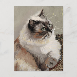 Vincent Cat Gogh Postcard Postkarte