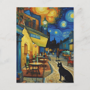 Vincent Cat Gogh Postkarte