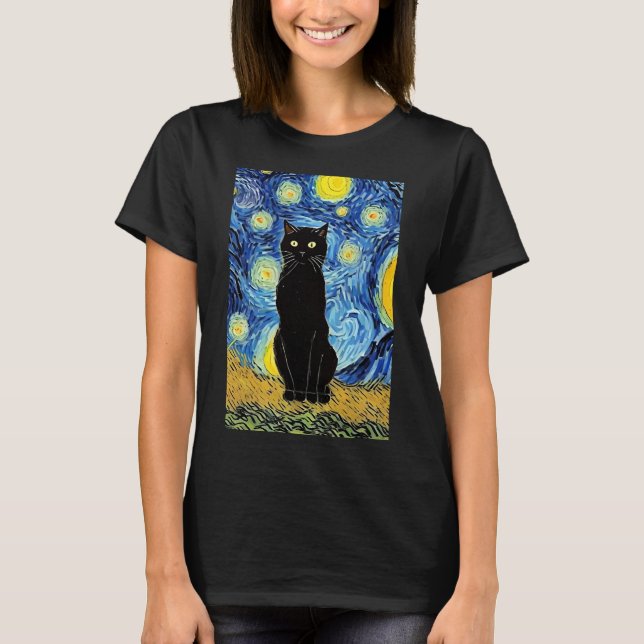 Vincent Cat Gogh T - Shirt (Vorderseite)