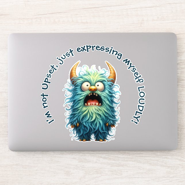 Vincent: Entsetzlich aber Adorabel! mit Sprichwort Aufkleber (Computer)