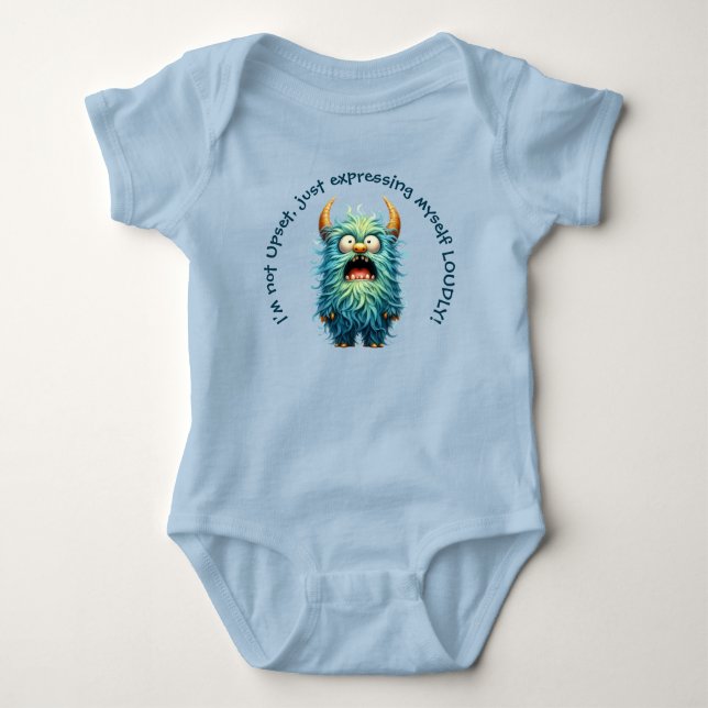 Vincent: Entsetzlich aber Adorable! Baby Strampler (Vorderseite)
