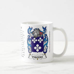 Vincent-Familien-Wappen Tasse