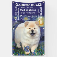 VINCENT IN THE STARS chow Gartenbanner 3'x5'