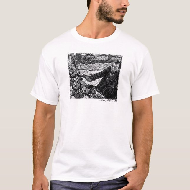 Vincent-Malereisonnenblumen T-Shirt (Vorderseite)