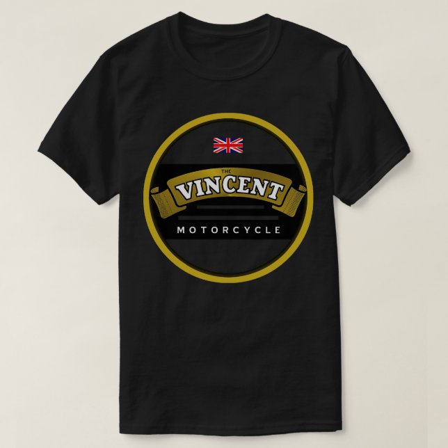 Vincent Motorrad England T-Shirt (Design vorne)