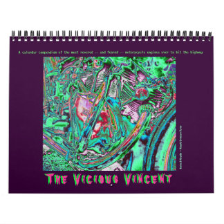 Vincent Motorrad-Motor 2015 Kalender