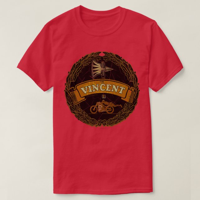 Vincent Motorräder UK T-Shirt (Design vorne)