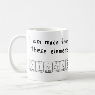 Vincent Periodenname Tasse