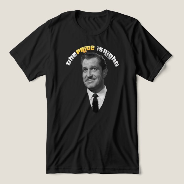 Vincent Price ist richtig Tri-Blend Shirt (Design Vorderseite)