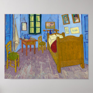 Vincent Schlafzimmer in Arles   Van Gogh   Poster