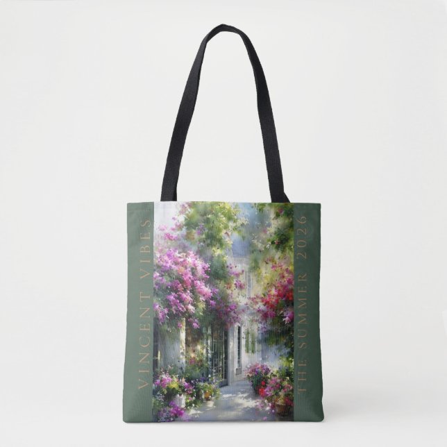 Vincent Style Sommergarten Blumen Wasserfarbe Eink (Vorderseite)