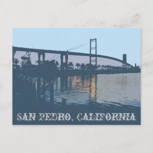 Vincent Thomas Bridge Postcard Postkarte