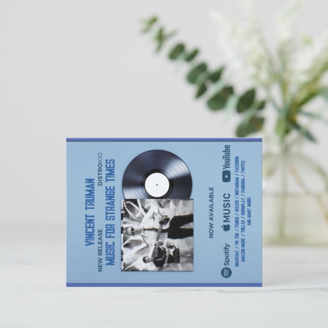 Vincent Truman Postcard 2 Postkarte (Stehend Vorderseite)