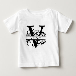 Vincent V Monogram Baby T-shirt