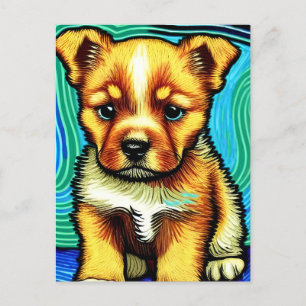 Vincent Van Dog Postkarte