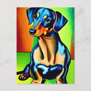 Vincent Van Dog Postkarte