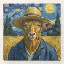 Vincent Van Goat, Glass Coaster
