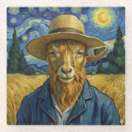 Vincent Van Goat, Glass Coaster Glasuntersetzer