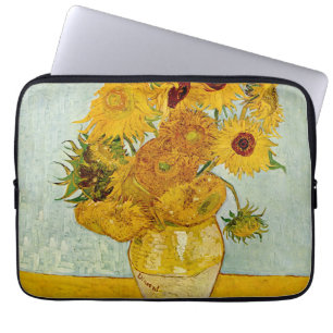 Vincent Van Gogh 12 Sonnenblumen Impressionist Laptopschutzhülle