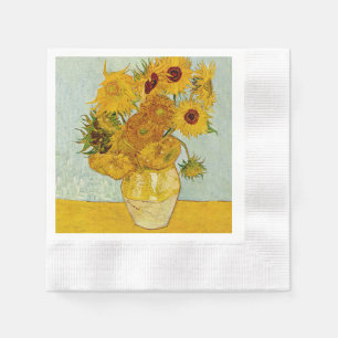 Vincent Van Gogh 12 Sonnenblumen Impressionist Serviette