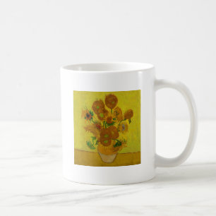 Vincent Van Gogh 15 Sonnenblumen Gemälde Kaffeetasse