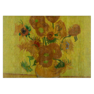 Vincent Van Gogh 15 Sonnenblumen Gemälde Schneidebrett