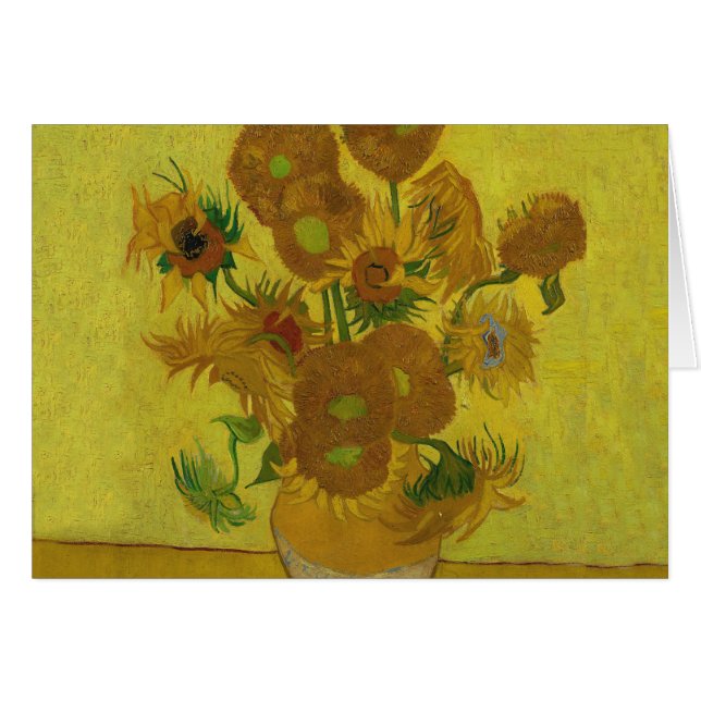 Vincent Van Gogh 15 Sonnenblumen Malerei (Vorderseite (Horizontal))