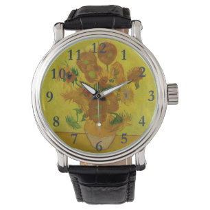 Vincent Van Gogh 15 Sonnenblumen Malerei Armbanduhr