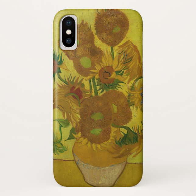 Vincent Van Gogh 15 Sonnenblumen Malerei Case-Mate iPhone Hülle (Rückseite)