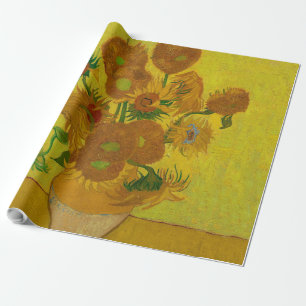 Vincent Van Gogh 15 Sonnenblumen Malerei Geschenkpapier