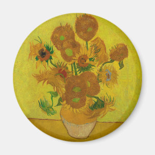 Vincent Van Gogh 15 Sonnenblumen Malerei Magnet