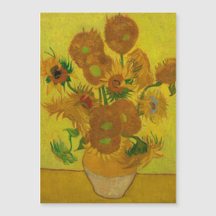 Vincent Van Gogh 15 Sonnenblumen Malerei Magnetkarte