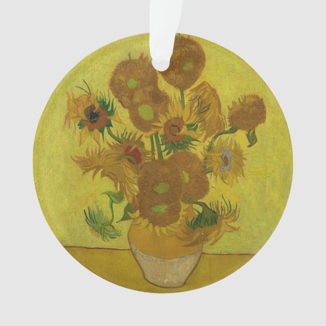 Vincent Van Gogh 15 Sonnenblumen Malerei Ornament (Vorderseite)