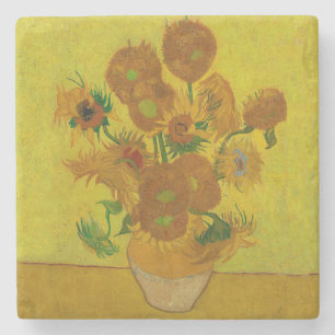 Vincent Van Gogh 15 Sonnenblumen Malerei Steinuntersetzer