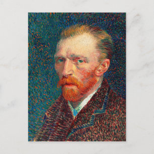 Vincent Van Gogh 1887 Selbstportrait Postkarte