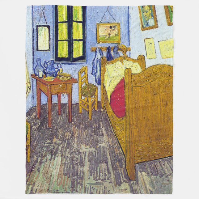 Vincent van Gogh 1888 das Schlafzimmer bei Arles Fleecedecke (Vorderseite)