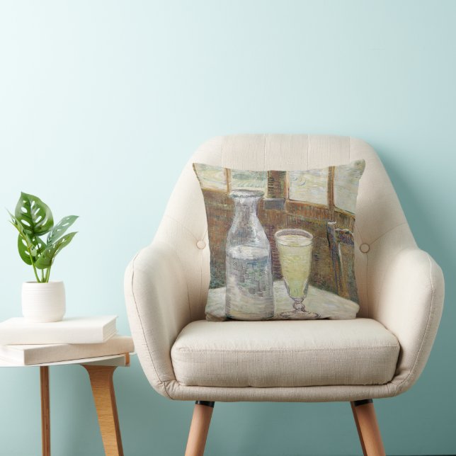 Vincent van Gogh Absinthe Berühmtes Gemälde Kissen (Stuhl )