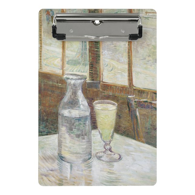 Vincent van Gogh Absinthe Berühmtes Gemälde Mini Klemmbrett (Vorderseite)
