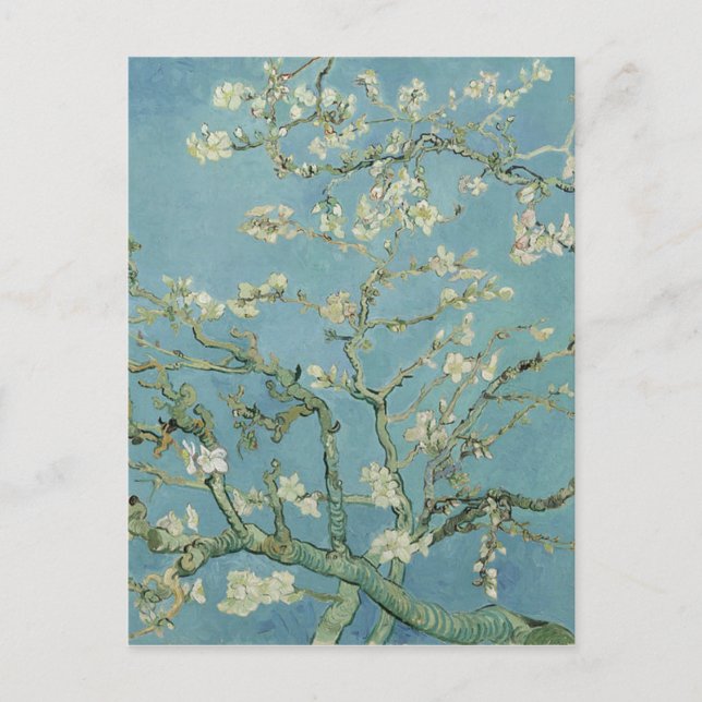 Vincent Van Gogh Almond Blossom Blumengemälde Postkarte (Vorderseite)