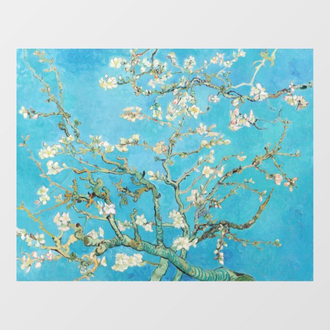 Vincent van Gogh - Almond Blossom Fensteraufkleber (Blatt)