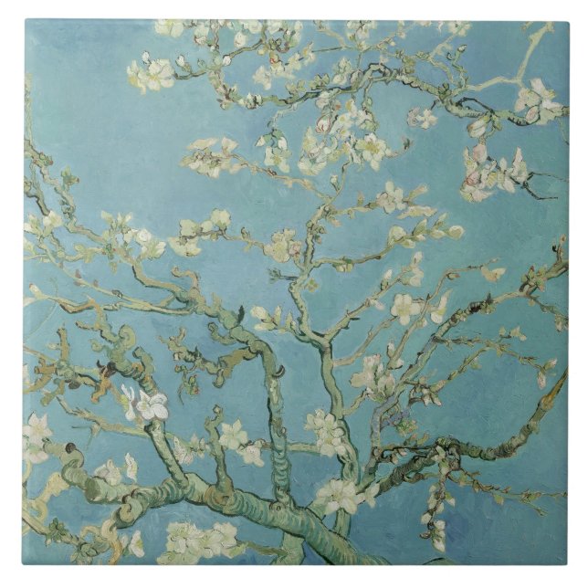 Vincent van Gogh - Almond Blossom Fliese (Vorderseite)