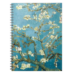 Vincent Van Gogh Almond blossom Floral Art Spirale Notizblock