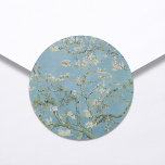 Vincent Van Gogh Almond Blossom Floral Wedding Runder Aufkleber<br><div class="desc">Vincent Van Gogh Almond Blossoms Floral Wedding Sticker</div>