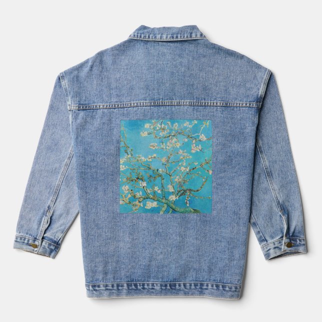 Vincent van Gogh - Almond Blossom Jeansjacke (Rückseite)