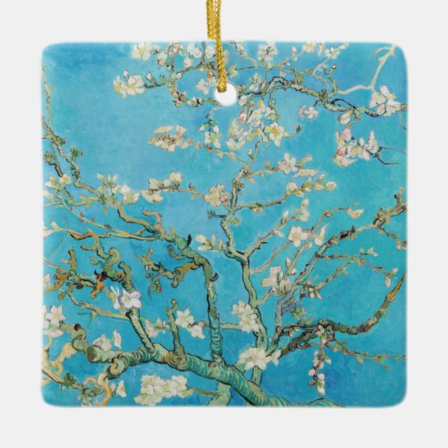 Vincent van Gogh - Almond Blossom Keramikornament (Vorderseite)
